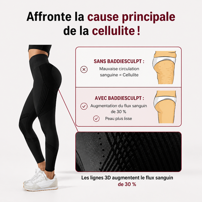 Legging 3D BaddieSculpt. - Redéfinissez votre silhouette sans effort
