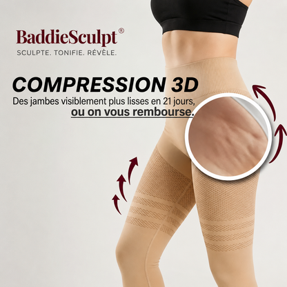 Legging 3D BaddieSculpt. - Redéfinissez votre silhouette sans effort